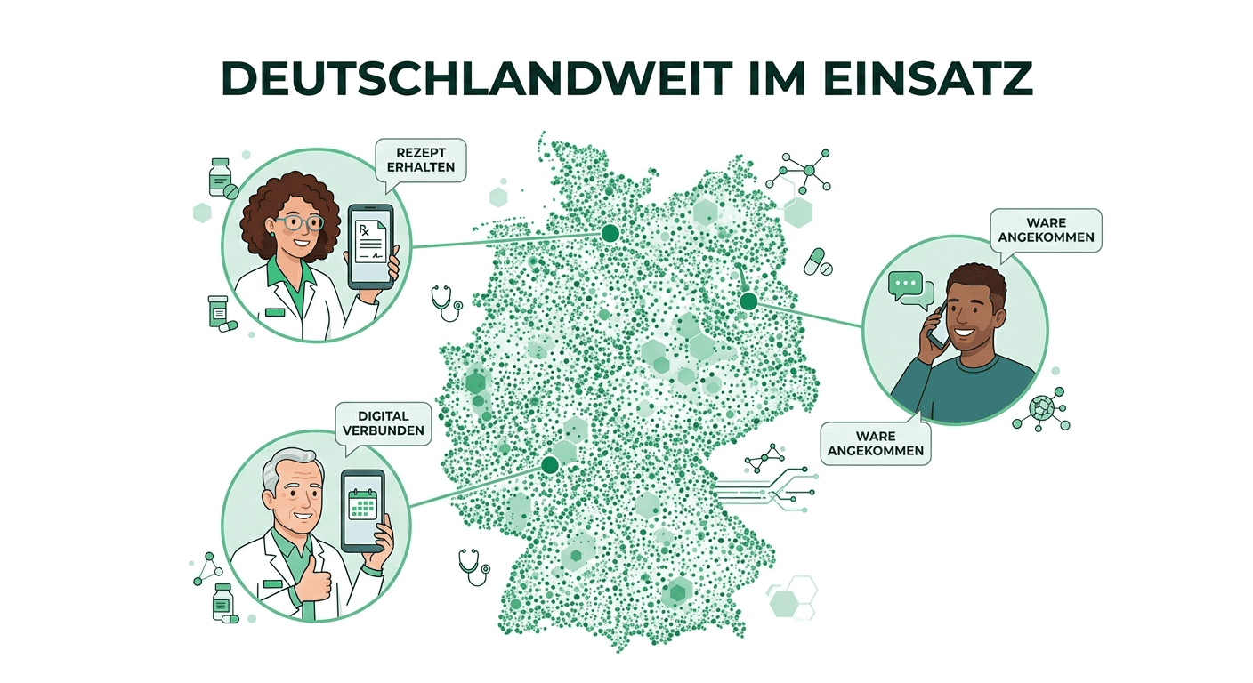 Deutschlandweit im Einsatz