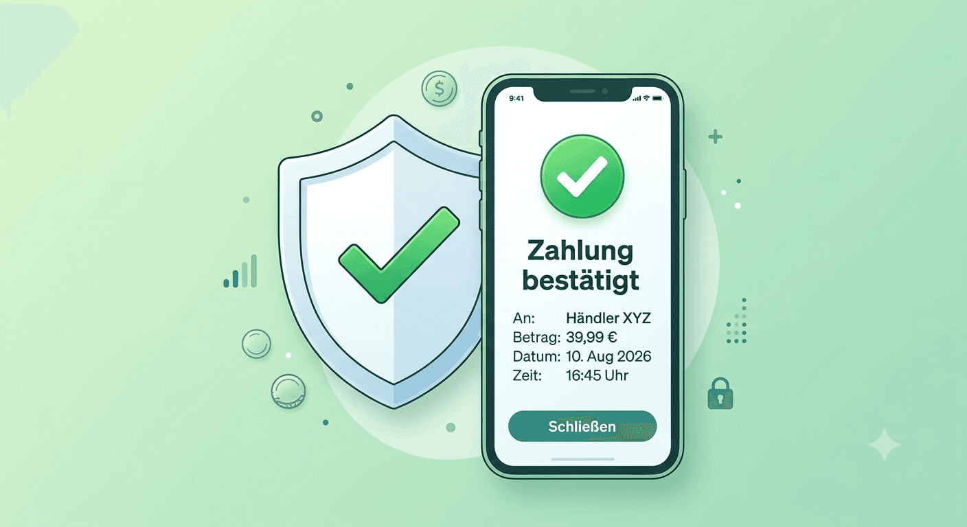 Zahlung bestätigt