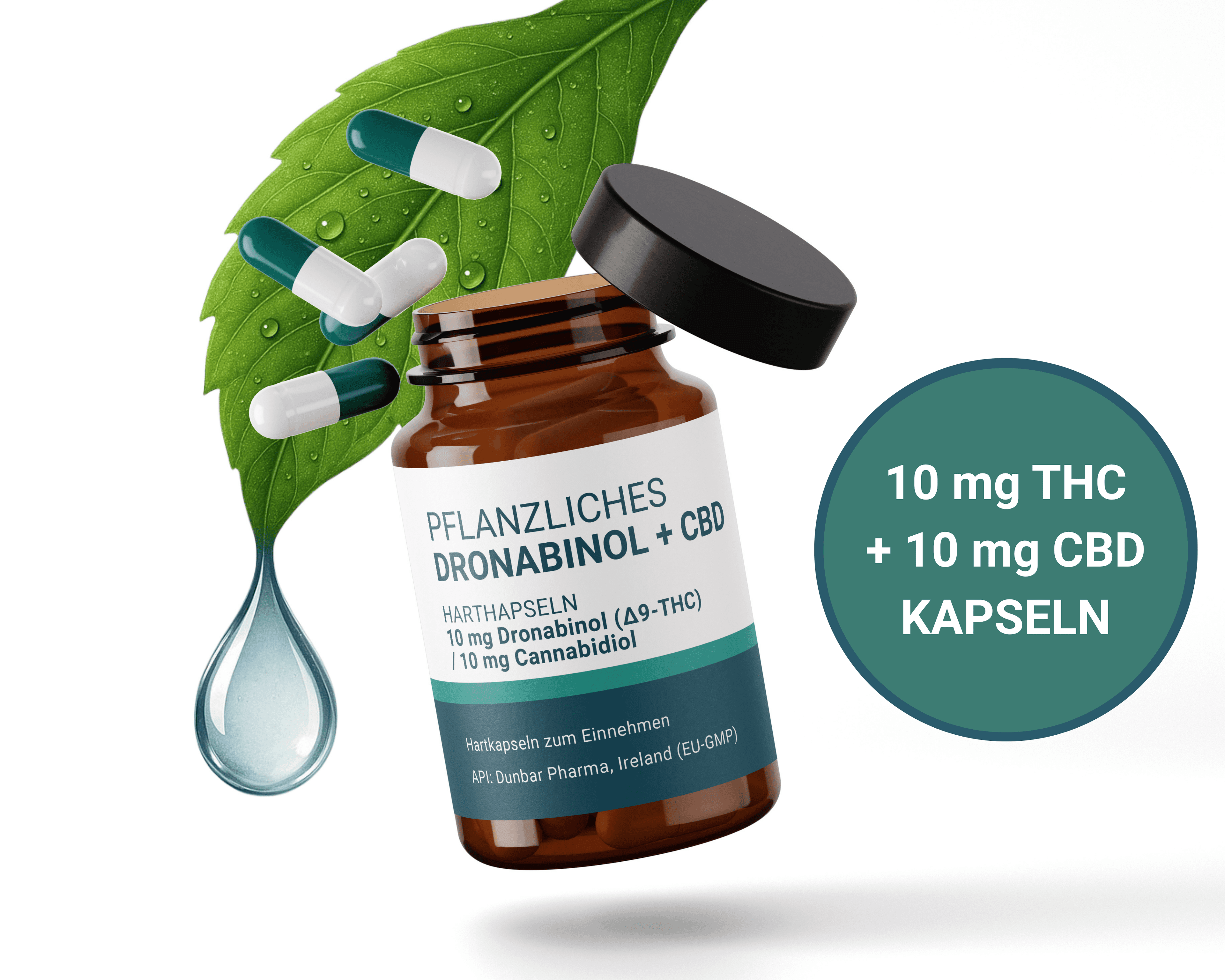 WaterClear Balanced THC/CBD Kapseln 10/10mg