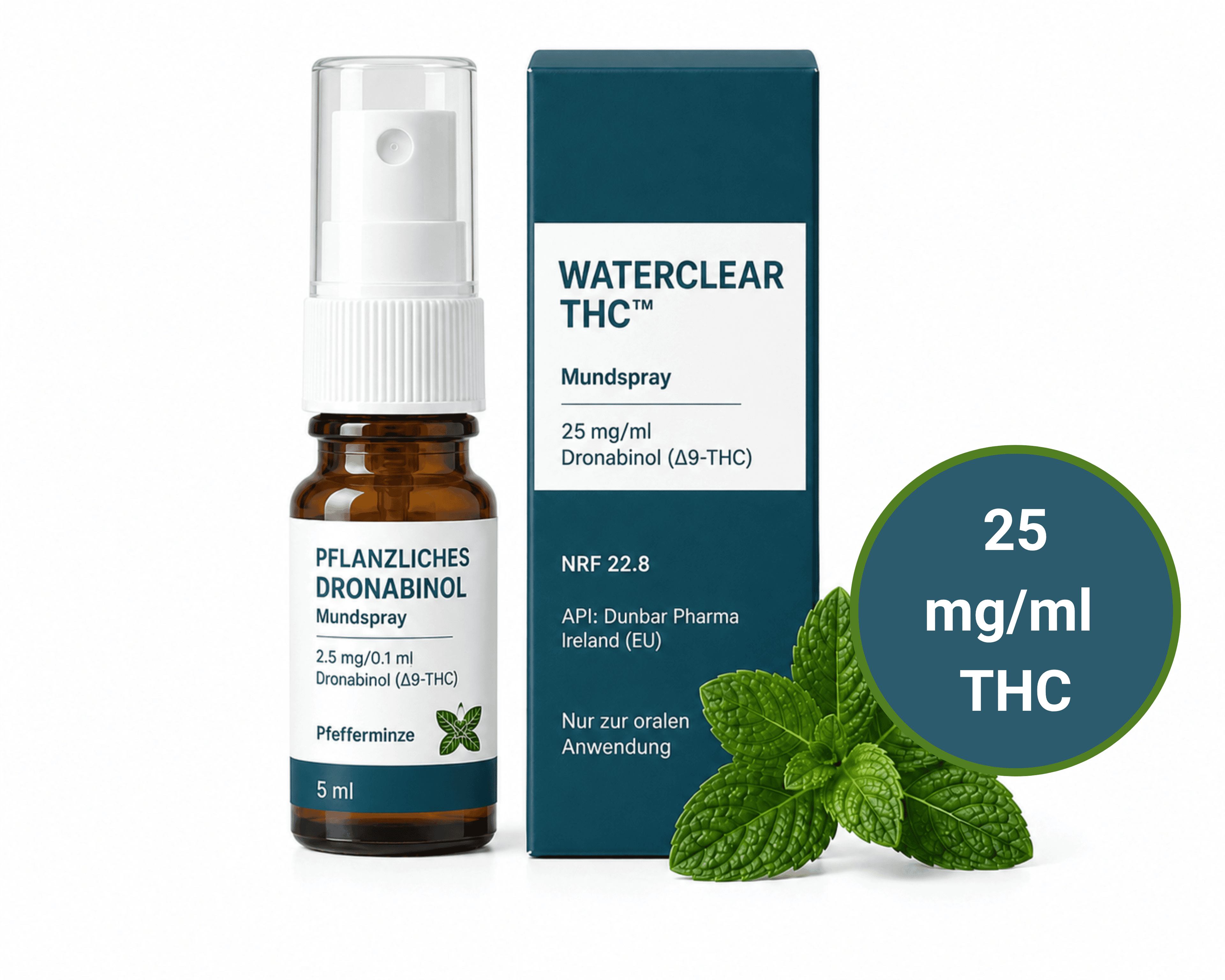 Dronabinol (THC) Spray "Pfefferminze" 25mg/ml
