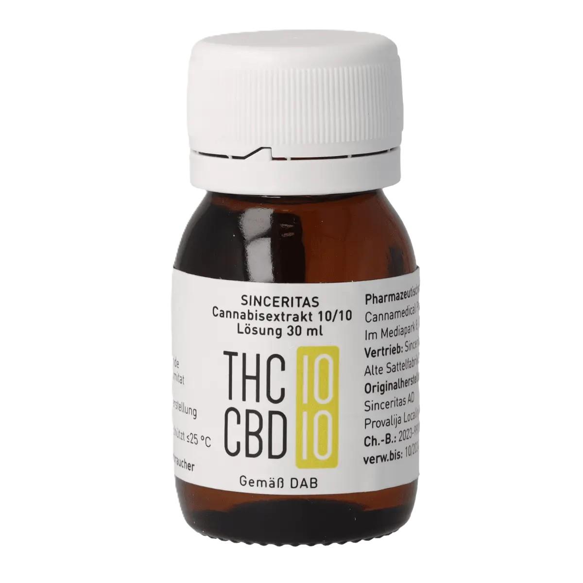 Sinceritas 10/10 Cannabisextrakt