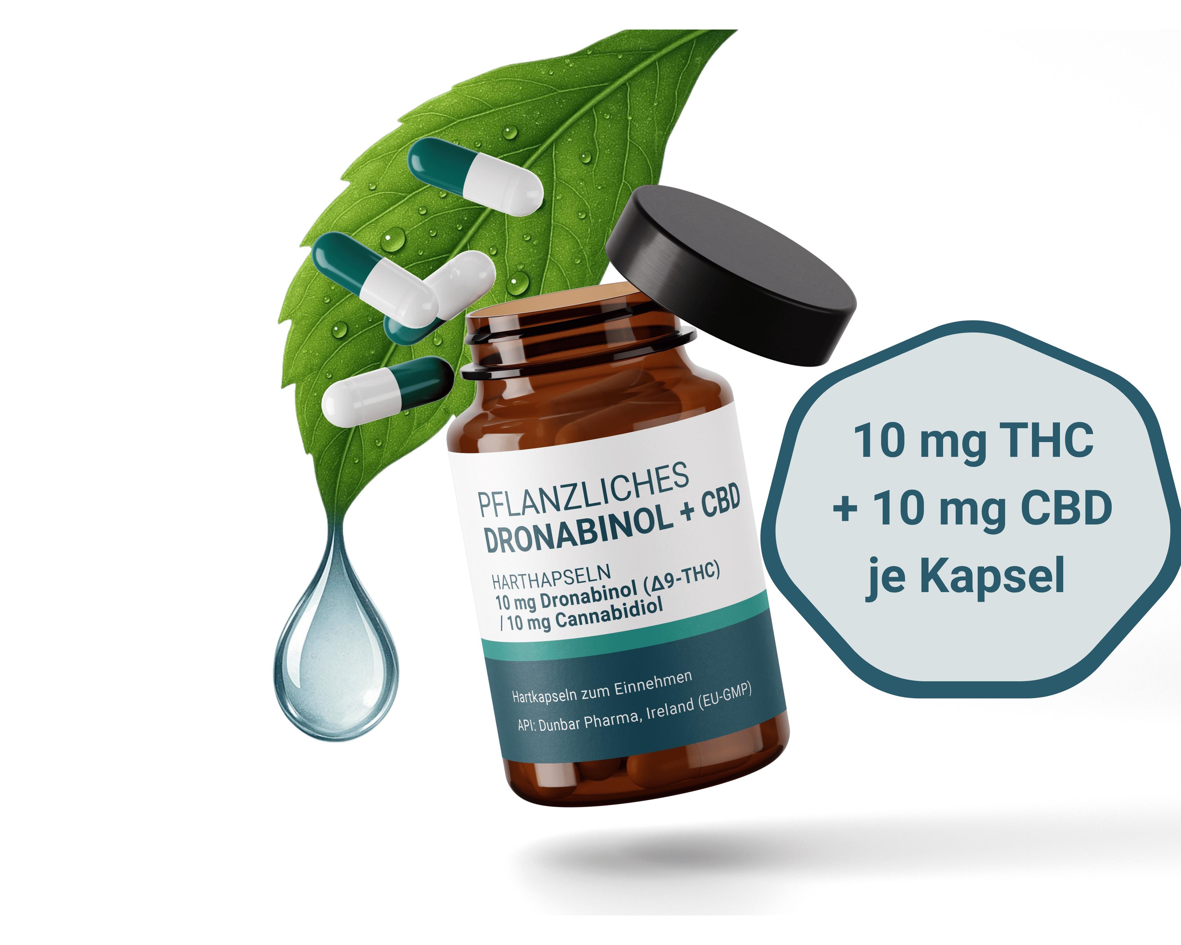WaterClear Balanced THC/CBD Kapseln 10/10mg