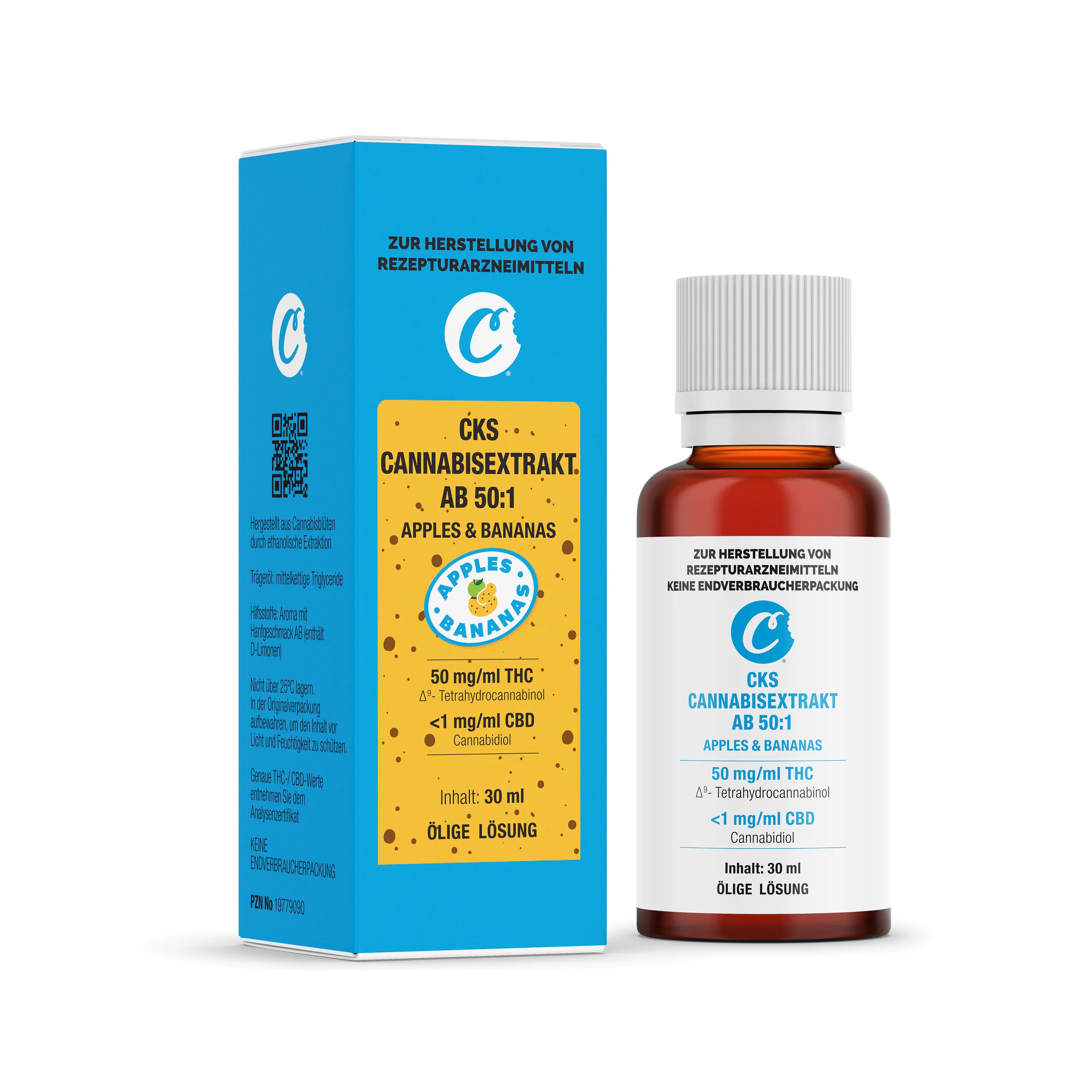 SOMAI CKS CANNABISEXTRAKT AB 50:1 Apples & Bananas