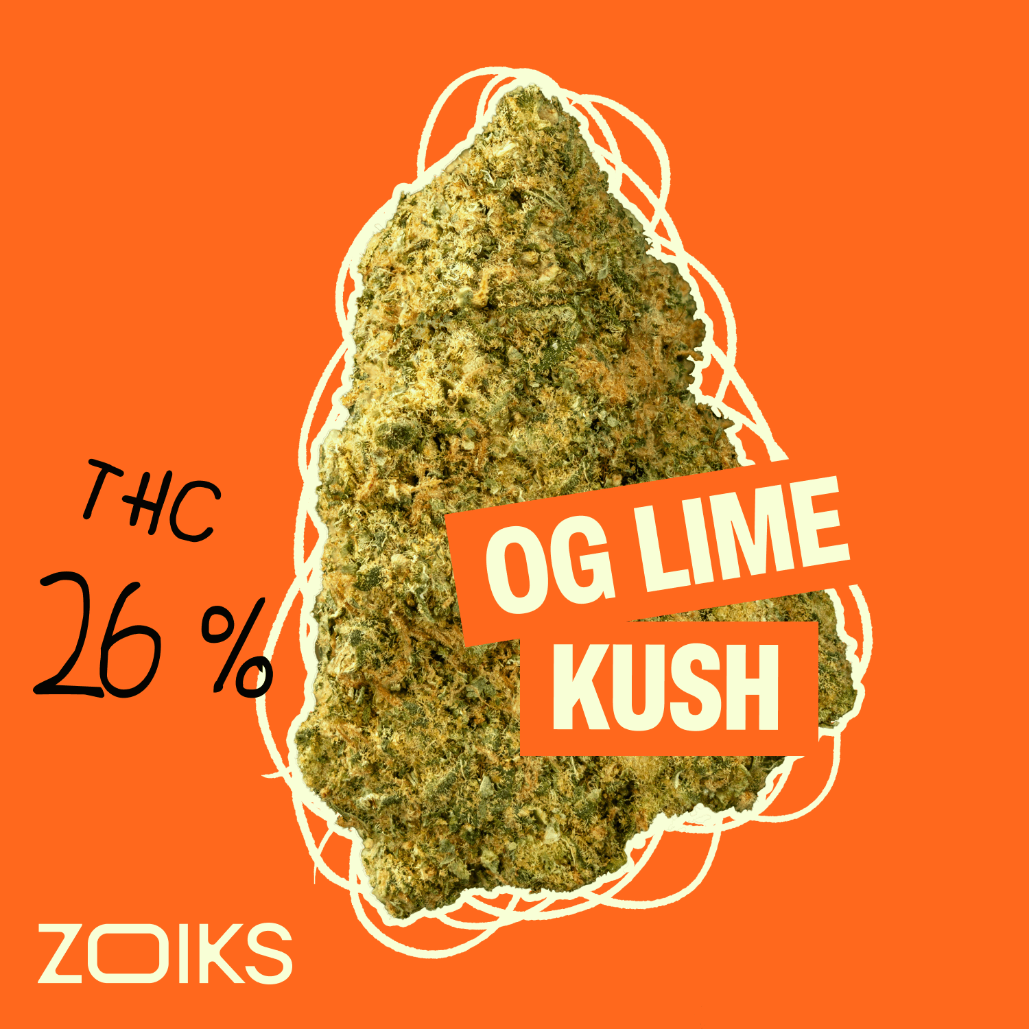 ZOIKS 26/1 LK OG Lime Kush