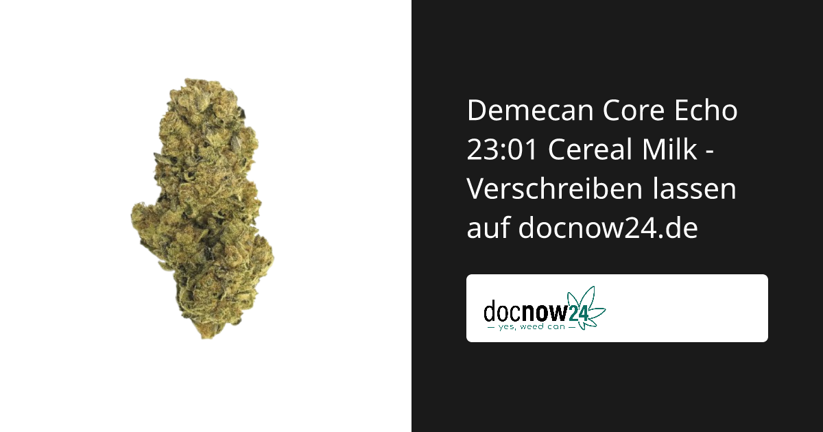 Cereal Milk – Demecan Core Echo 23:01 ab 4,59 € | DocNow24 Shop